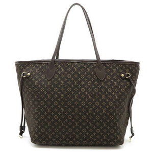 Louis Vuitton Idylle Neverfull Tote Shoulder Bag Fuzan Brown Canvas